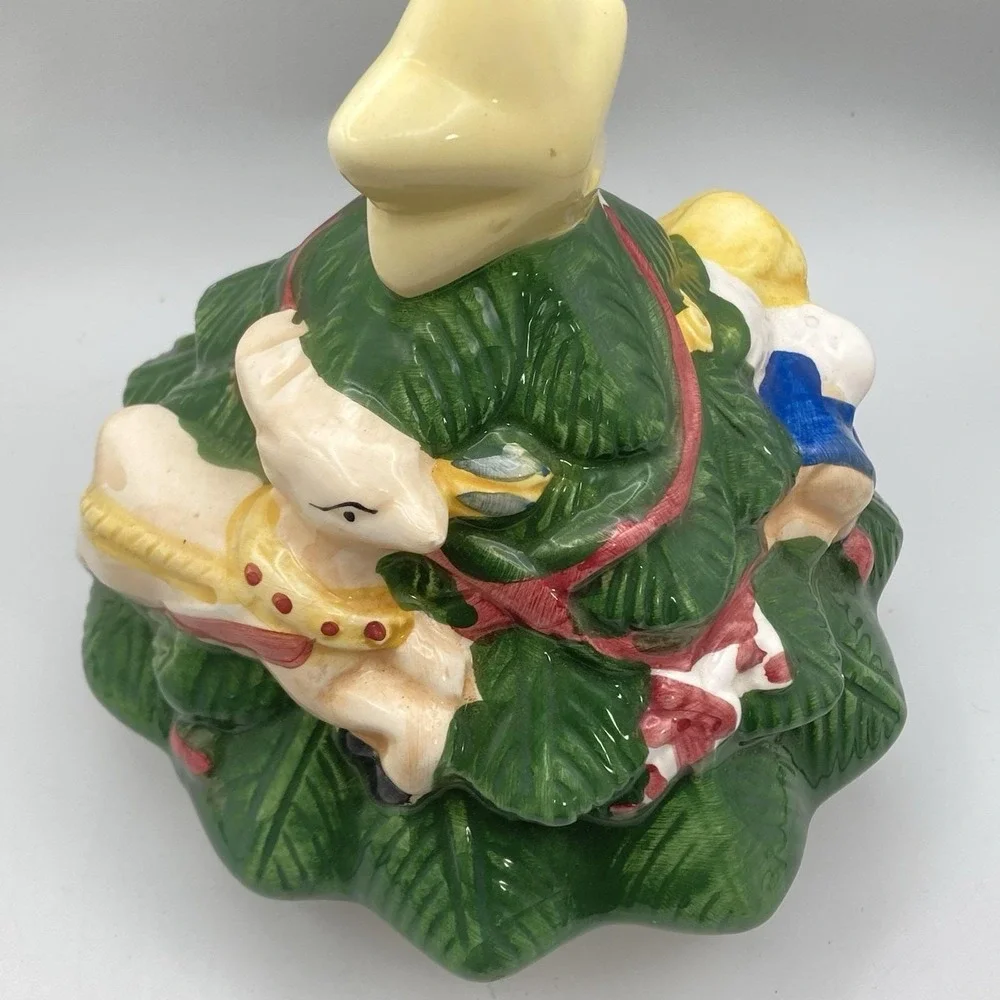 Vintage Cookie Jar Top Only / for 2001 Gibson Christmas Tree 10